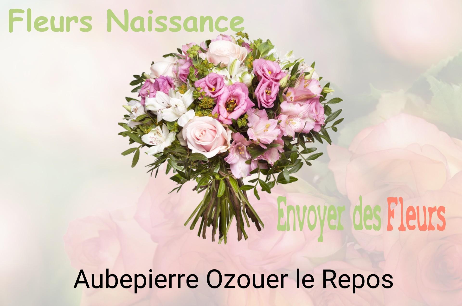 Bouquet de fleurs de naissance livré à Aubepierre-Ozouer-le-Repos